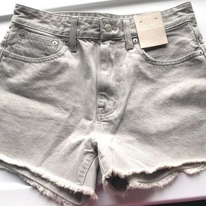 Madewell relaxed denim shorts in Vervain wash